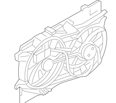 Ventola di raffreddamento aftermarket per Ford Edge 2008 - Fornitura affidabi...